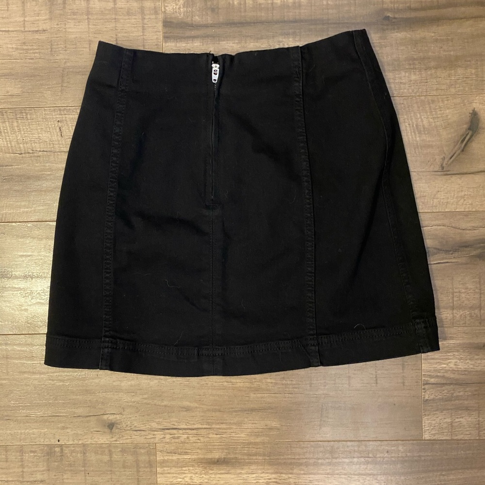 Wild Fable Black Denim Mini Skirt